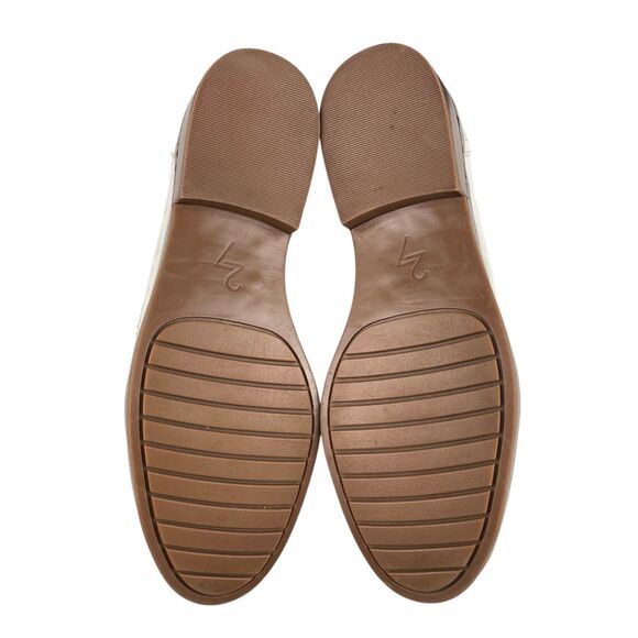 27 Edit Naturalizer Women's Beline Loafers 7.5M Leather Slip On Croc Embossed - Picture 9 of 12